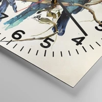 Clock face with numbers