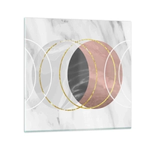 Glass picture - Music of the Spheres - 70x70 cm