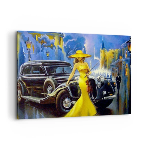 Canvas picture - Nocturne for Violin and Love - 100x70 cm