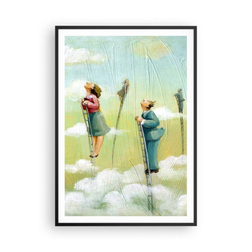 Poster in black frame - Following the Dream - 70x100 cm