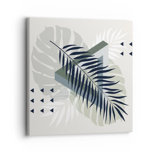 Canvas picture - Nature and Geometry - Two Orders? - 30x30 cm