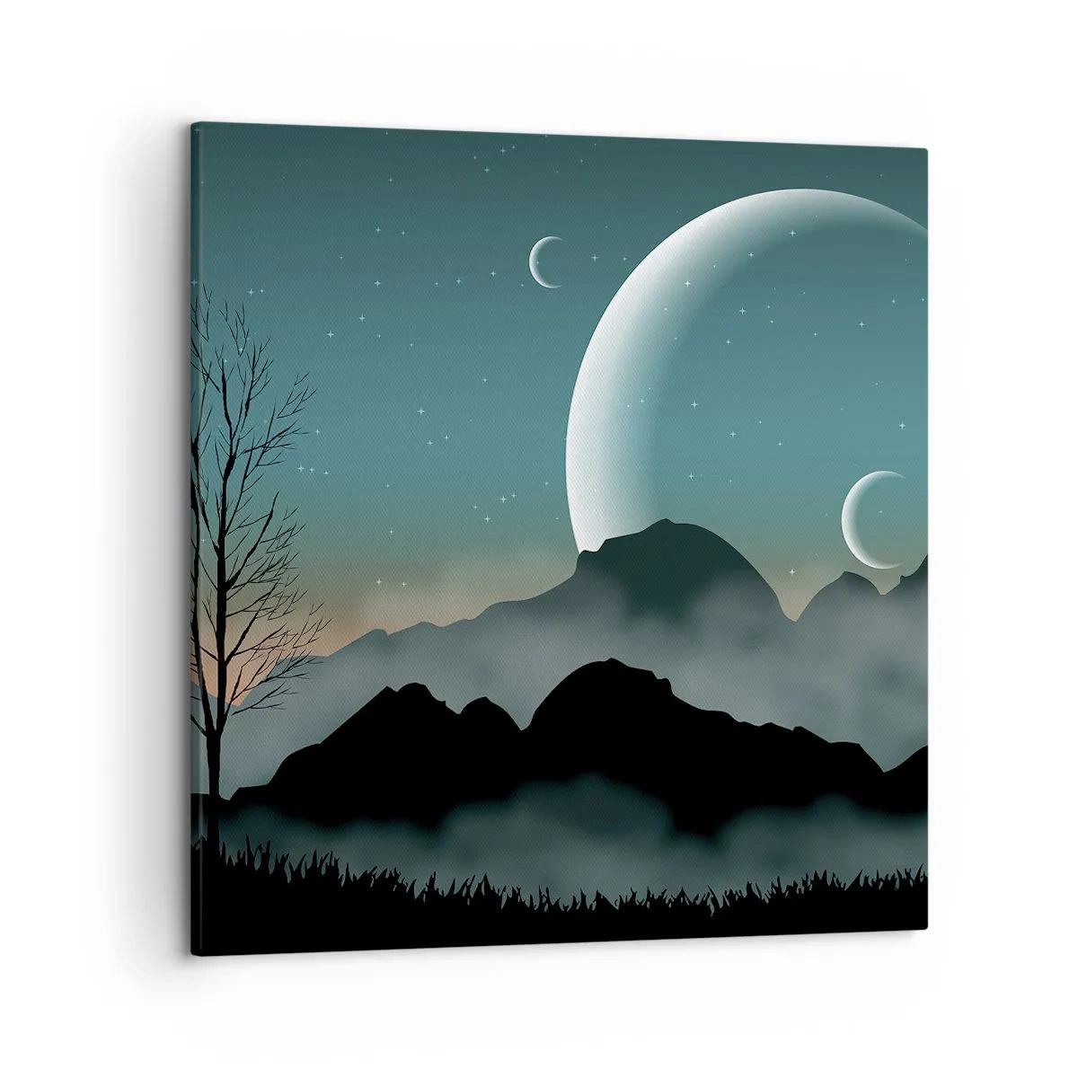 Canvas picture - Carnival of a Starry Night - 50x50 cm
