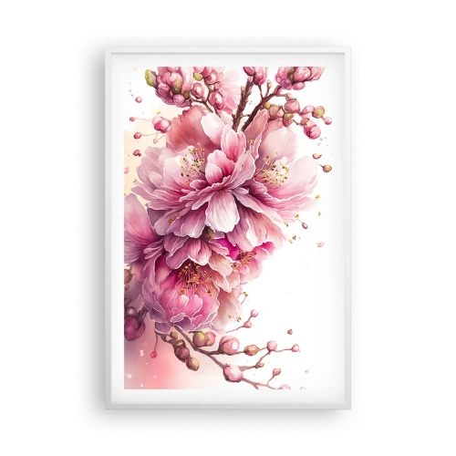 Poster in white frmae - Land of Cherry Blossoms - 61x91 cm