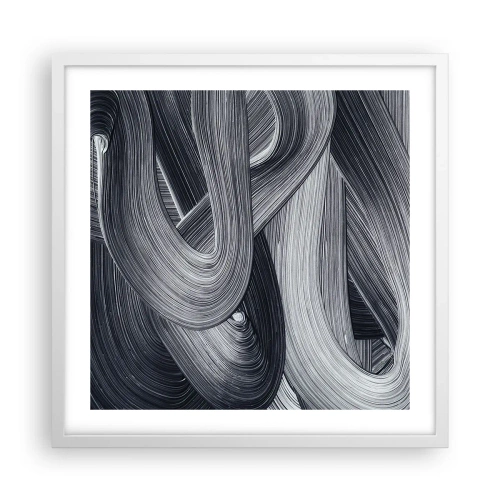 Poster in white frmae - Fluidity of Reality - 50x50 cm