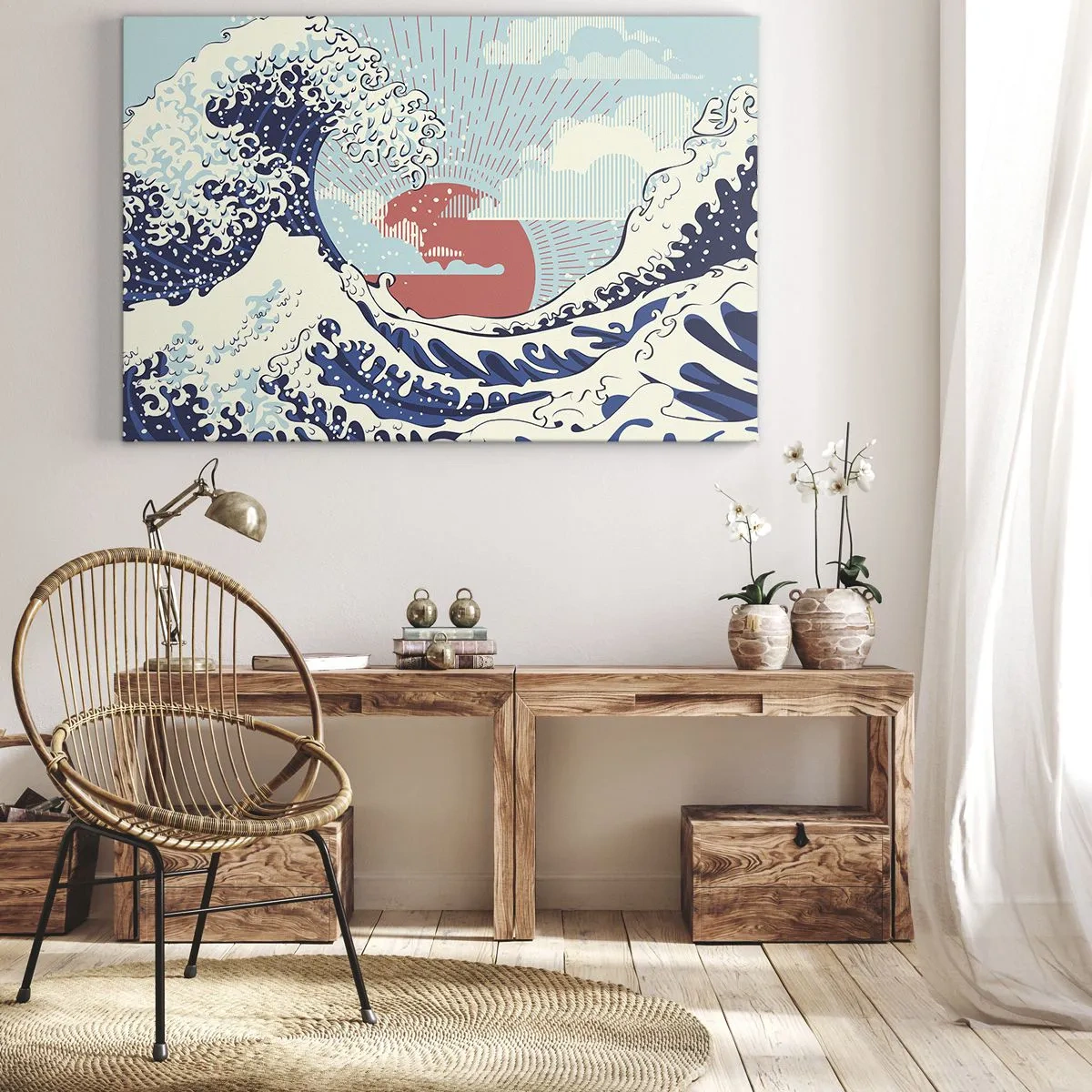 Canvas picture - From Japanese Inspirations - 120x80 cm