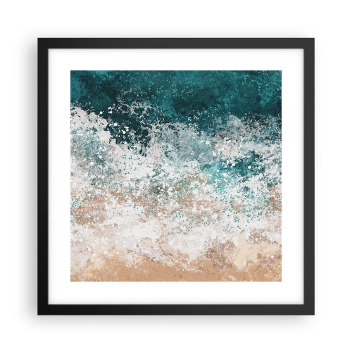 Poster in black frame - Sea Tales - 40x40 cm
