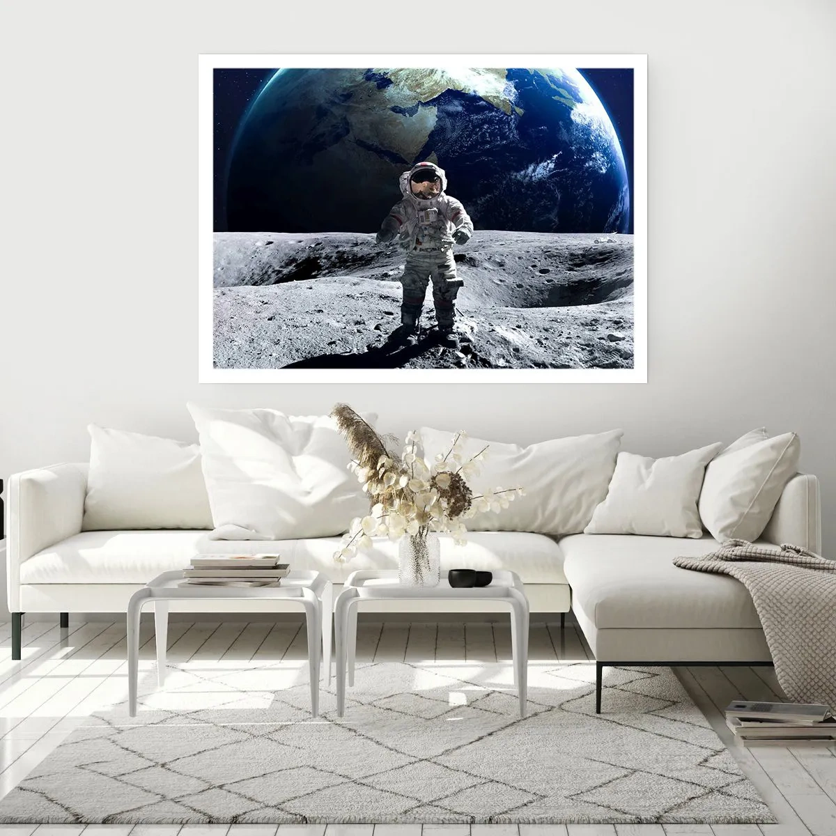 Poster - Greetings from the Moon - 91x61 cm