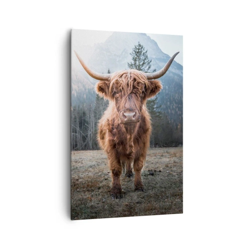 Canvas picture - Greeting from Mountain Meadow - 80x120 cm