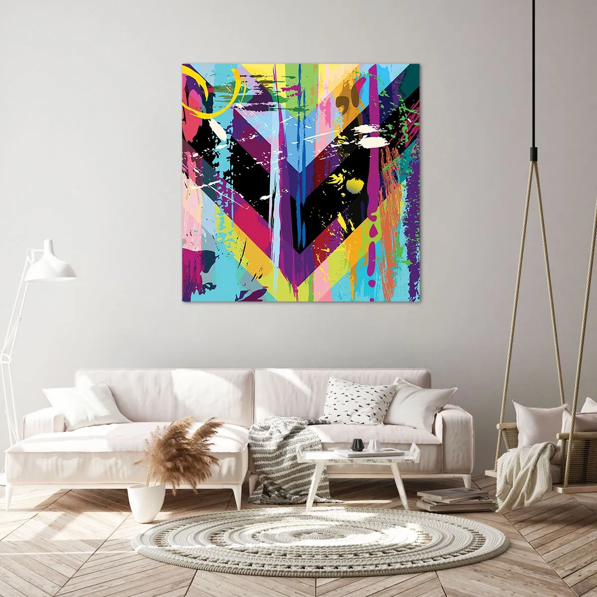 Canvas picture - From Top to Bottom - 30x30 cm
