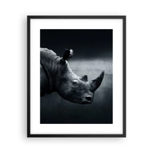 Poster in black frame - Right Profile - 40x50 cm