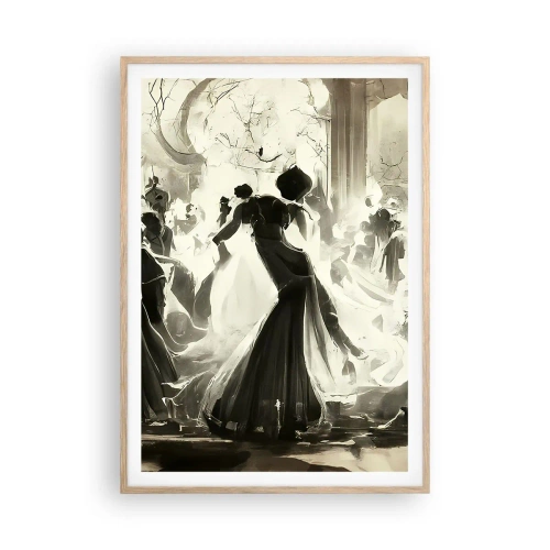 Poster in light oak frame - Big Masquerade - 70x100 cm