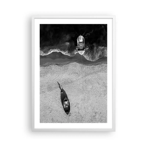 Poster in white frmae - Still on the Shore… - 50x70 cm