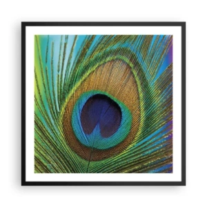 Poster in black frame - Eye to Eye - 60x60 cm