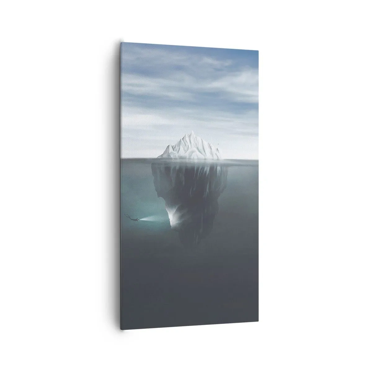 Canvas picture - Underwater Secret - 65x120 cm