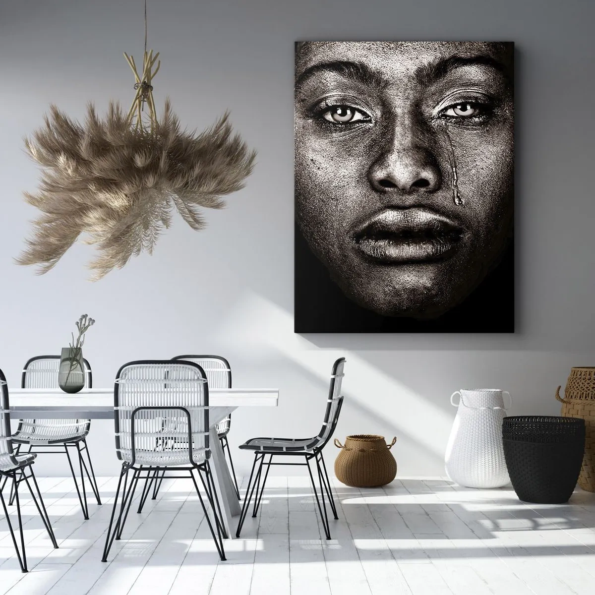 Canvas picture - One Tear - 65x120 cm