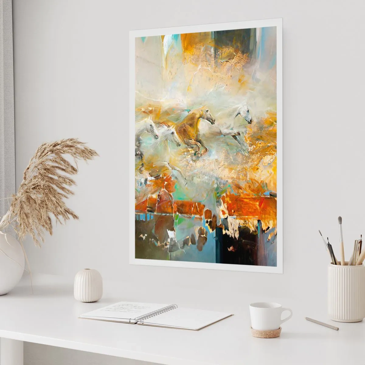 Poster - Gallopping through the World - 70x100 cm