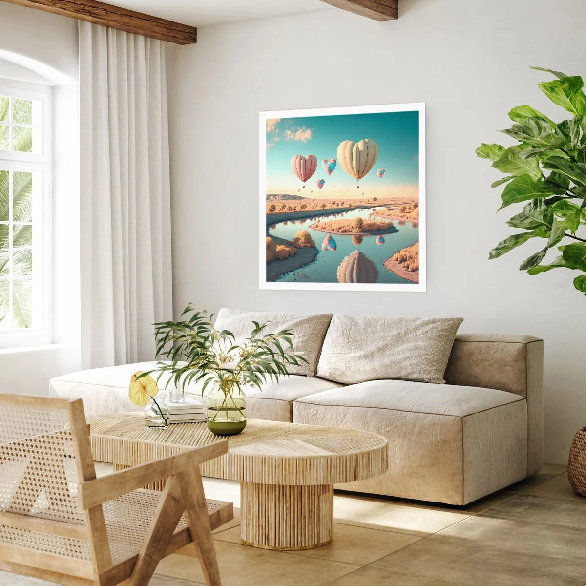 Poster - Love Lifts You up - 50x50 cm