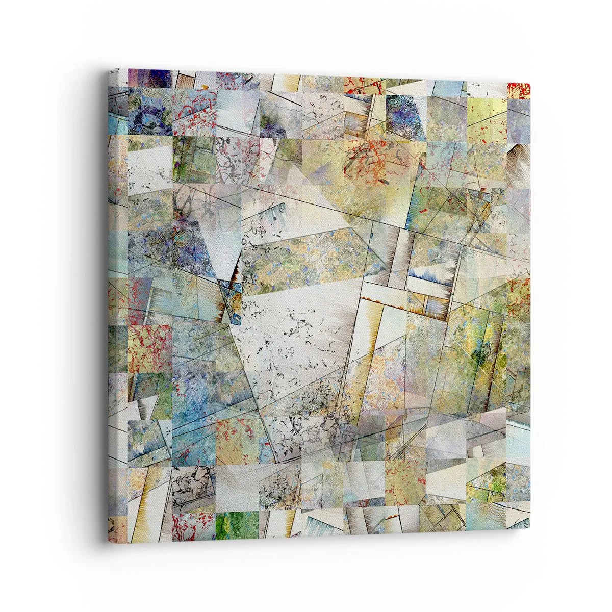 Canvas picture - Geometric Reshuffling - 30x30 cm