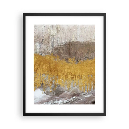 Poster in black frame - Golden Blast - 40x50 cm