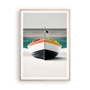 Poster in light oak frame - In Its Place - 70x100 cm