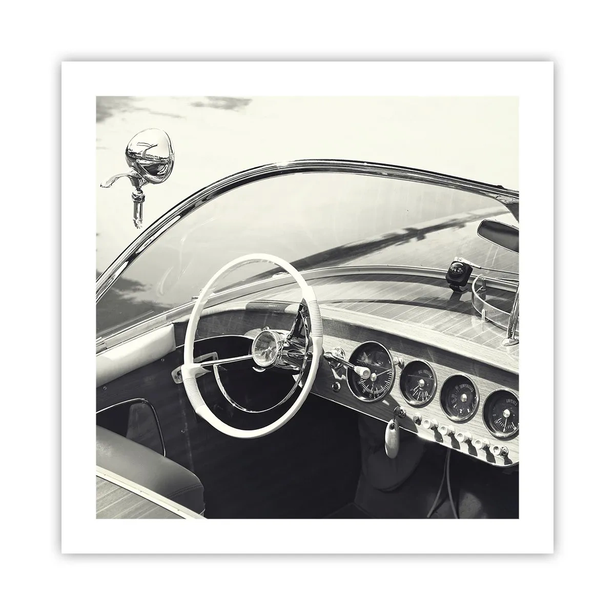 Poster - Weather for the Rich - 50x50 cm