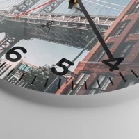 Clock face with numbers