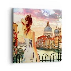 Canvas picture - Venice Adventure - 40x40 cm