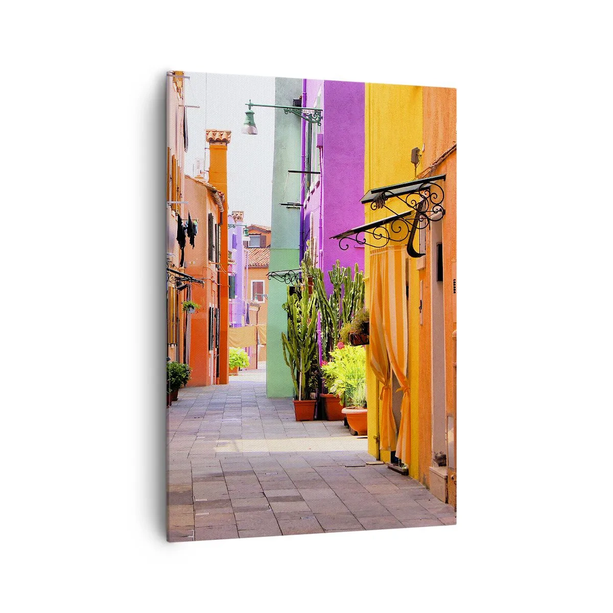 Canvas picture - Rainbow Alley - 70x100 cm