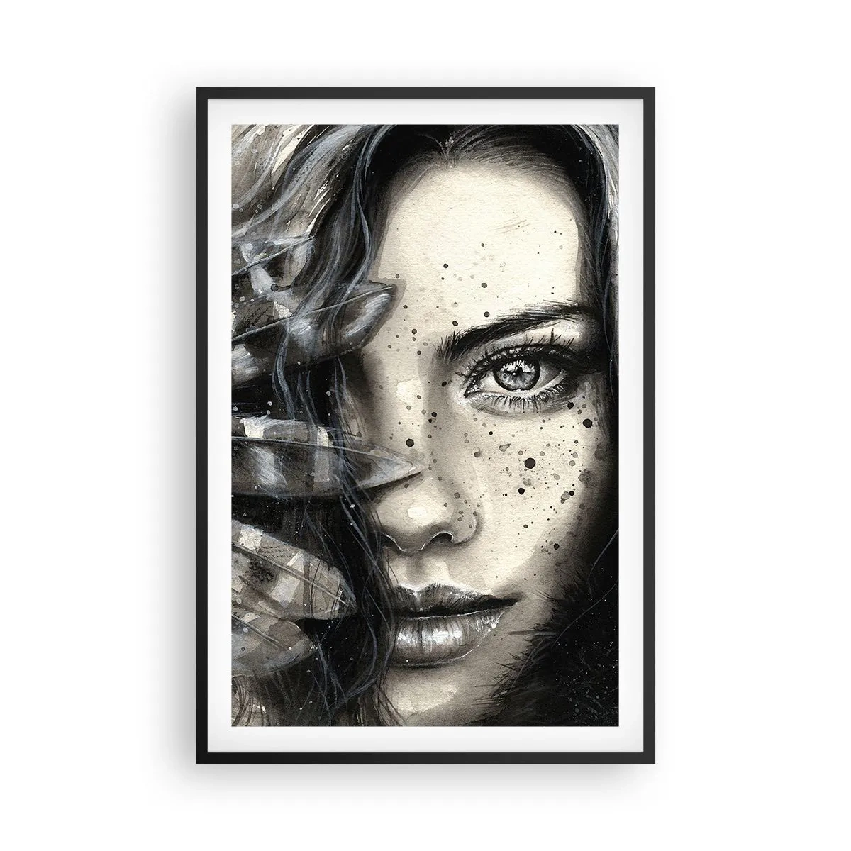 Poster in black frame - Wild Beauty - 61x91 cm