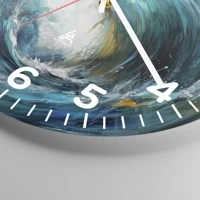 Clock face with numbers