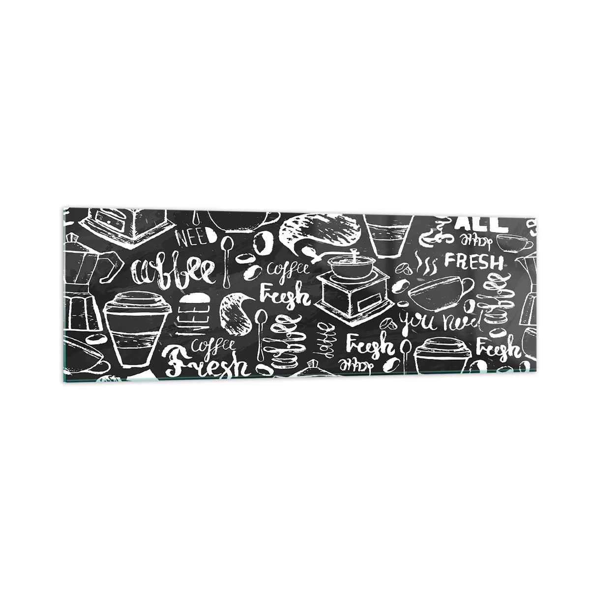Glass picture - All You Need Is… - 160x50 cm