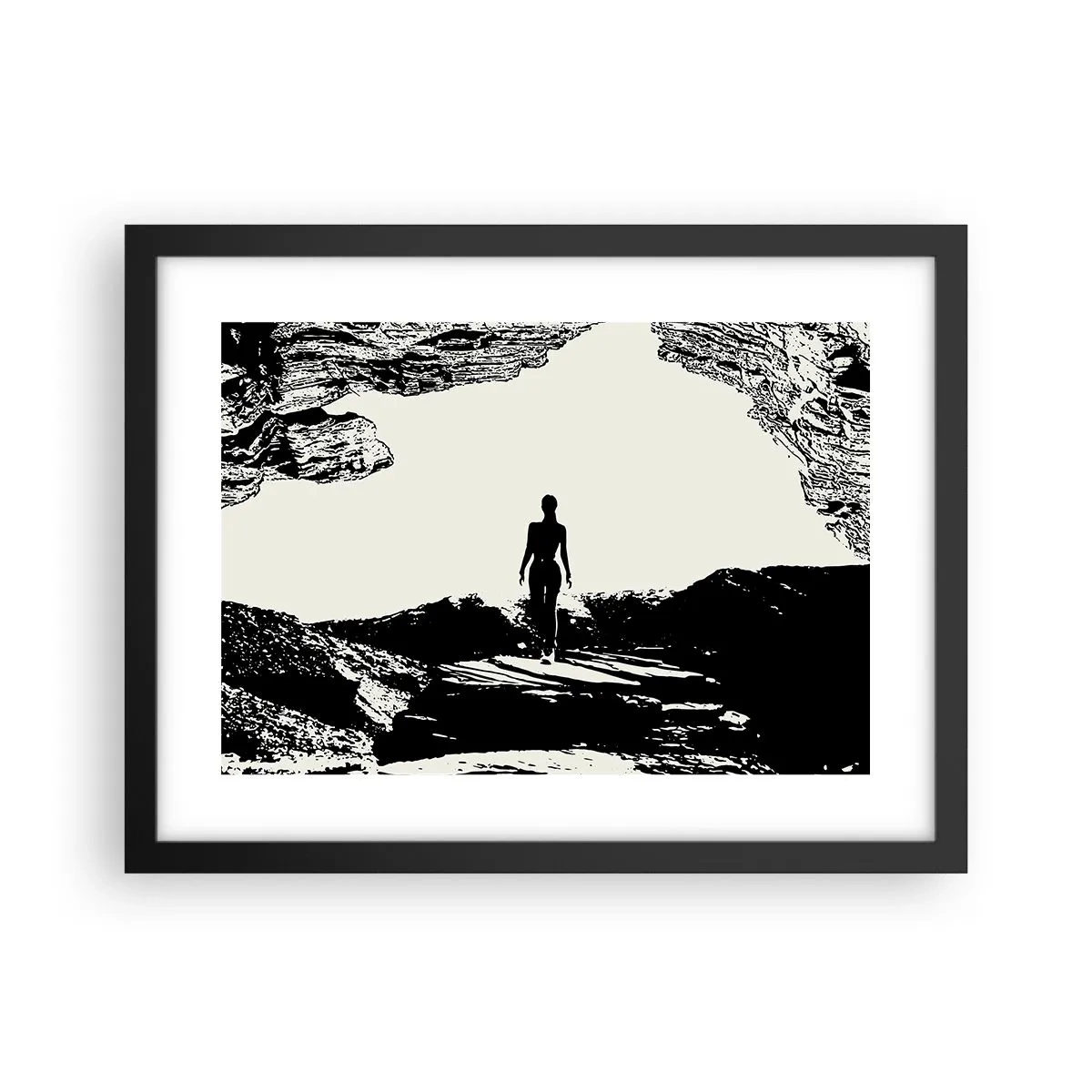 Poster in black frame - New Look - 40x30 cm