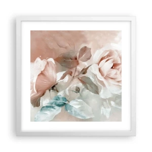 Poster in white frmae - Spirit of Romaticism - 40x40 cm