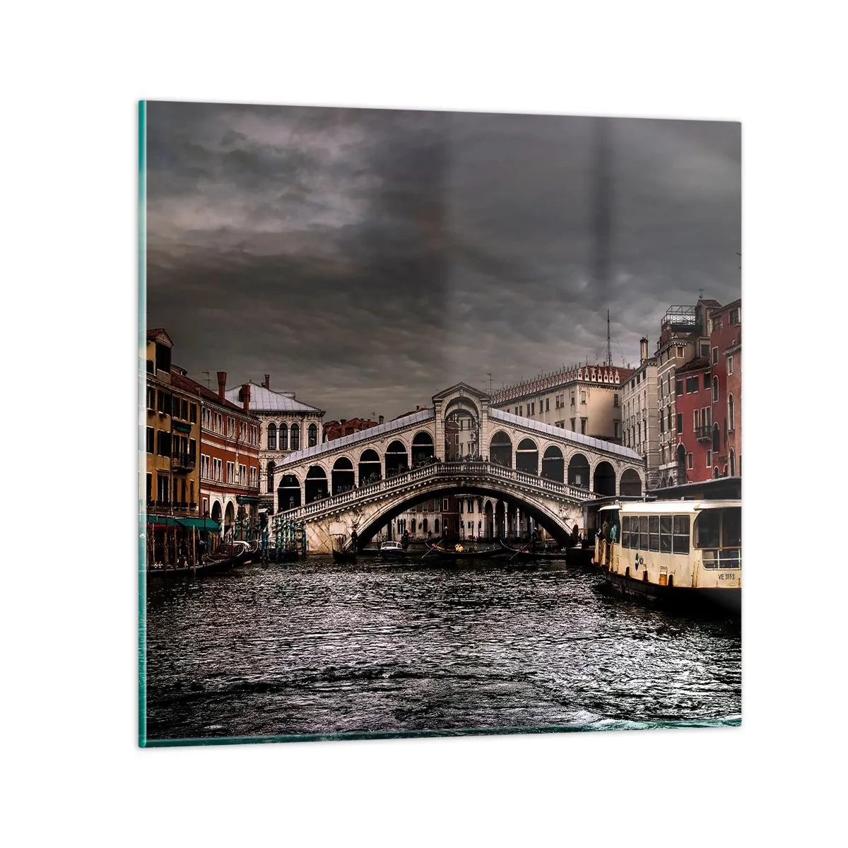 Glass picture - Promise of a Venetian Evening - 50x50 cm