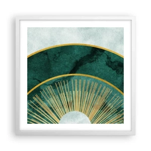 Poster in white frmae - Another Solar System - 50x50 cm