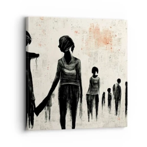 Canvas picture - Against Solitude - 30x30 cm