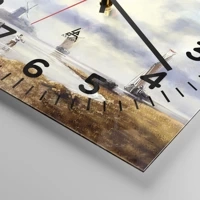 Clock face with numbers