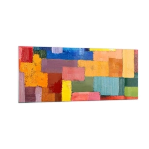 Glass picture - Each Different, All Colourful - 100x40 cm