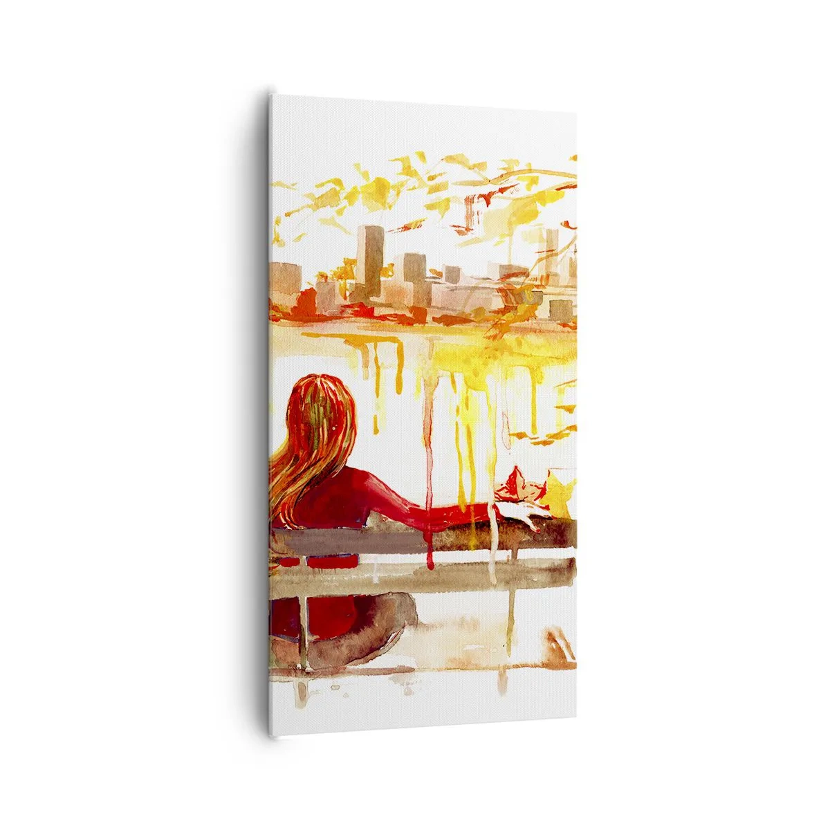 Canvas picture - Moment of Reflection - 65x120 cm