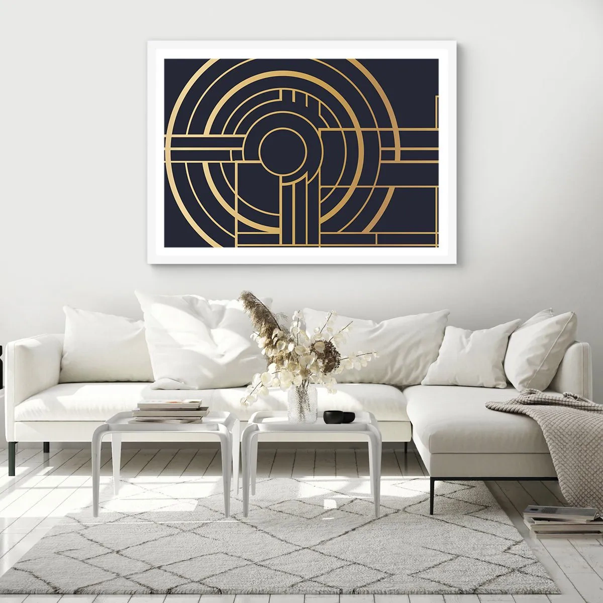 Poster in white frmae - Tour of Things - 50x40 cm