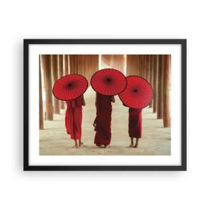 Poster in black frame - On the Way to Pure Country - 50x40 cm