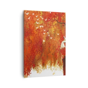 Canvas picture - Will It Fly with Us? - 70x100 cm