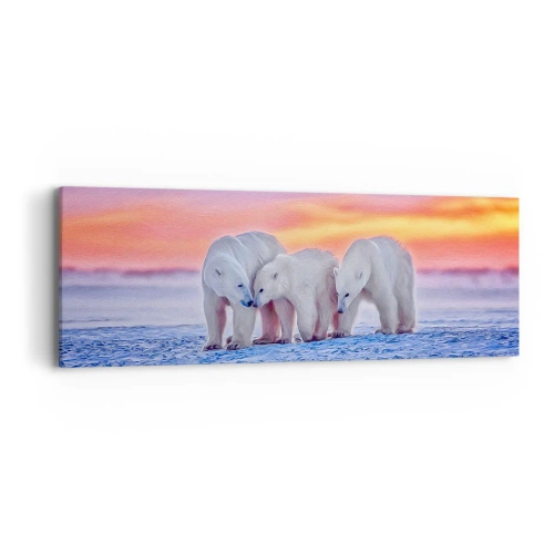 Canvas picture - Family Warmth Is Enough - 90x30 cm