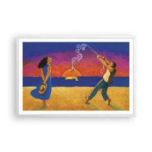 Poster in white frmae - More than a Star from the Sky - 91x61 cm