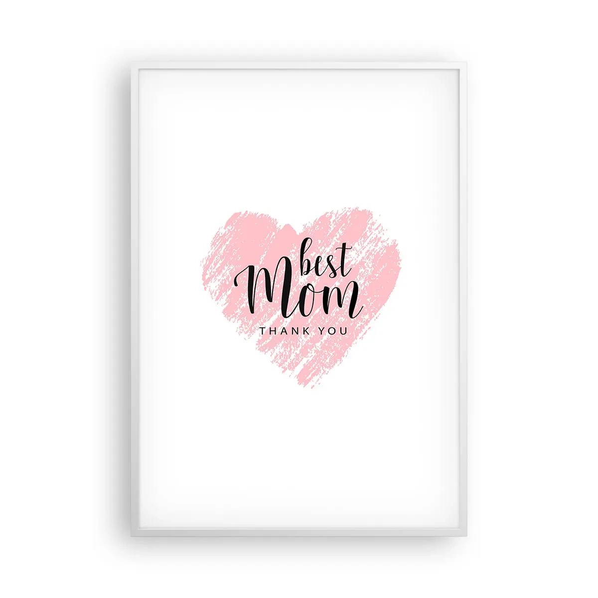 Poster in white frmae - Always the Right Moment - 70x100 cm