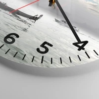 Clock face with numbers