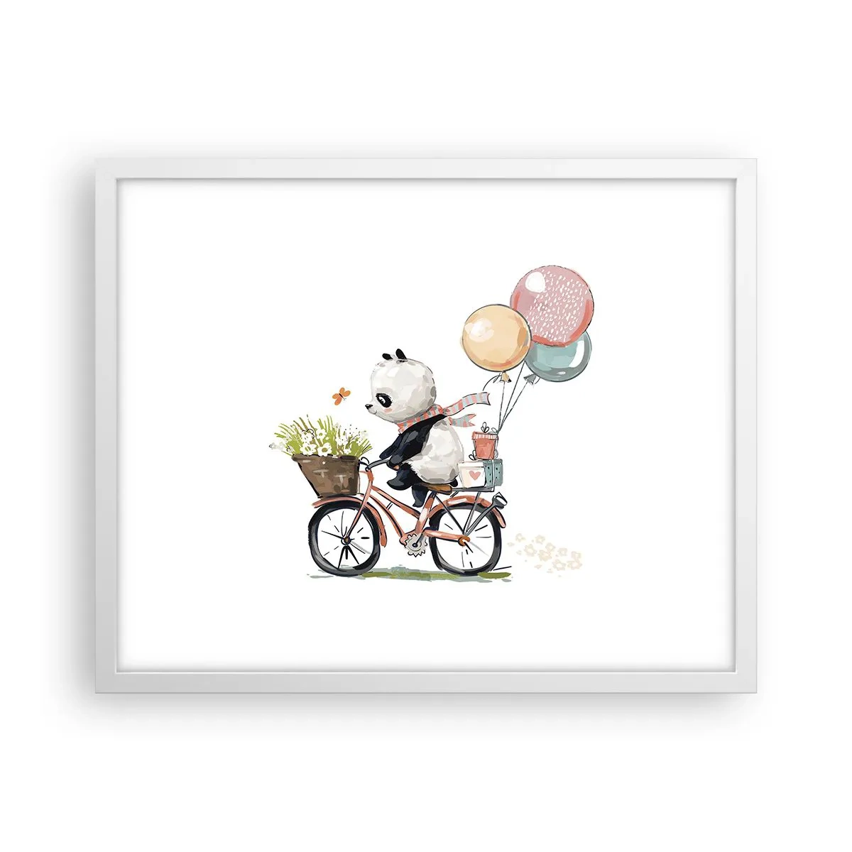 Poster in white frmae - Lucky Day - 50x40 cm