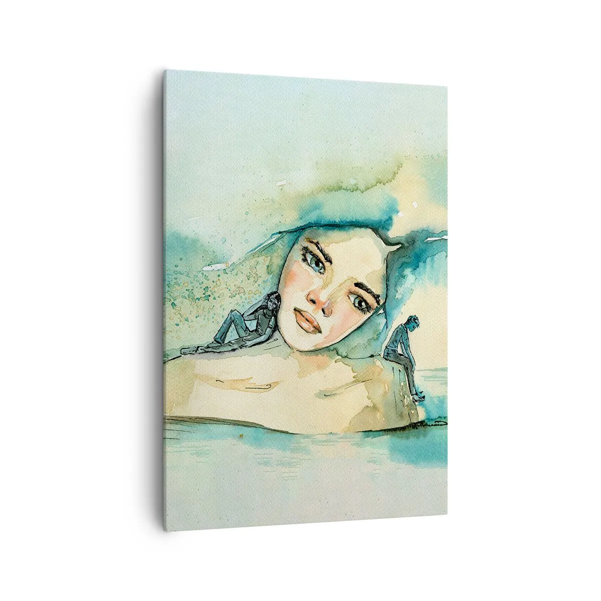 Canvas picture - Am I Blue? - 70x100 cm
