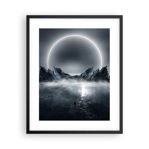 Poster in black frame - The End of a Story - 40x50 cm