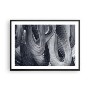 Poster in black frame - Fluidity of Reality - 70x50 cm